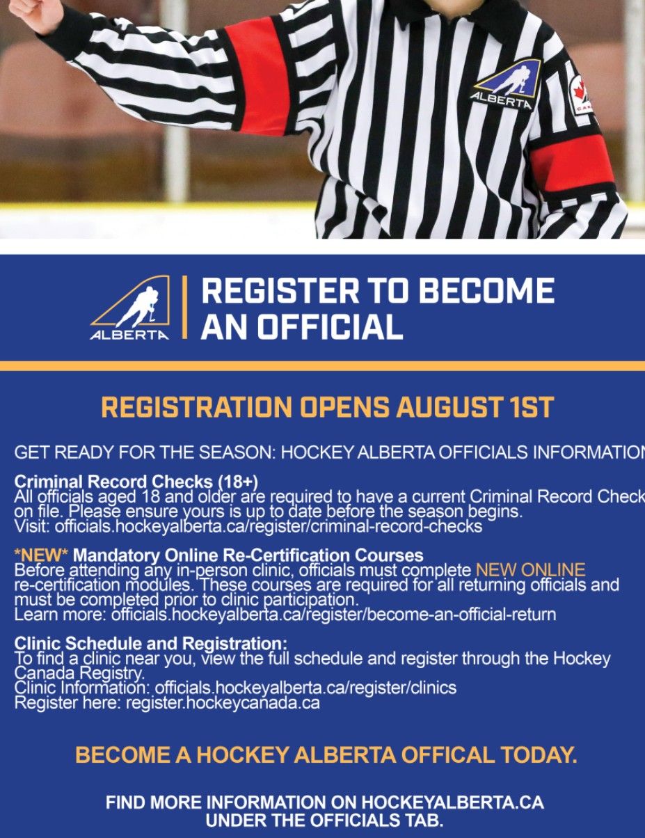 Register for an Official