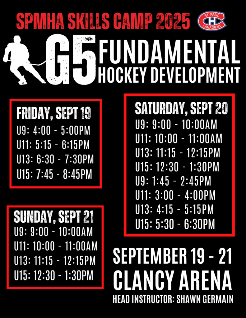 G5 Camp Poster with Times