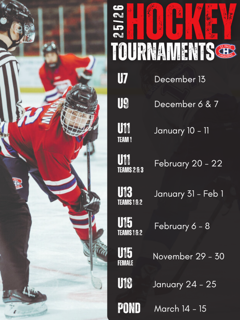 Tournament Schedule 2025-2026